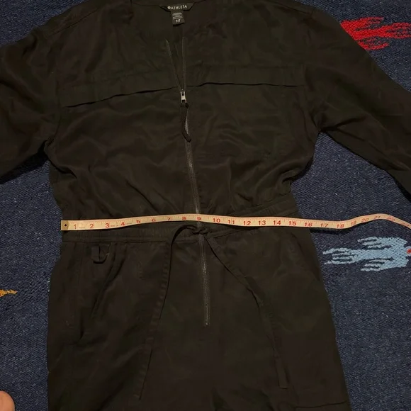 Athleta Celestial Utility Black Jumpsuit Size Small - Picture 10 of 12